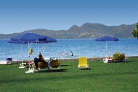 Ostrov Kos a hotel Aeolos Beach s lehátky