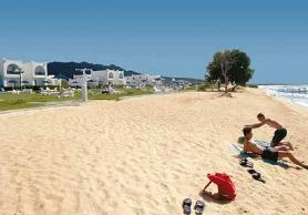 Ostrov Kos a hotel Aeolos Beach s pláží